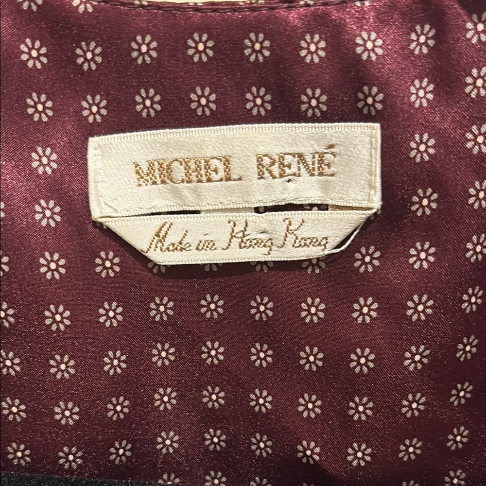 Michel Rene Black Button-Up Vest - Picture 5 of 5
